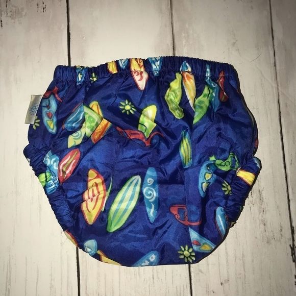 18 mo Carter’s rashguard swim trunks diaper hat lot set - Picture 13 of 13